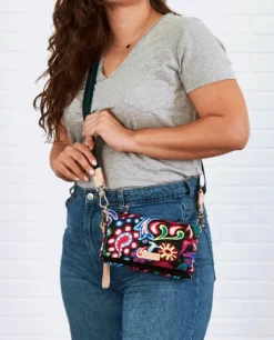 Clutches^Consuela Mack Embroidered Uptown Crossbody