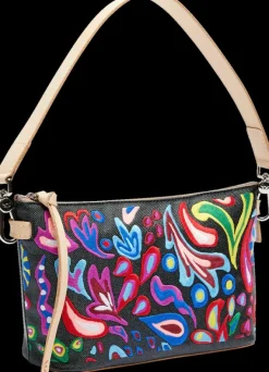 Clutches^Consuela Posh Embroidered Your Way Bag