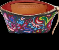 Clutches^Consuela Posh Embroidered Your Way Bag