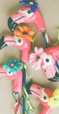 Gifts^Consuela Teal Flamingo Shaker